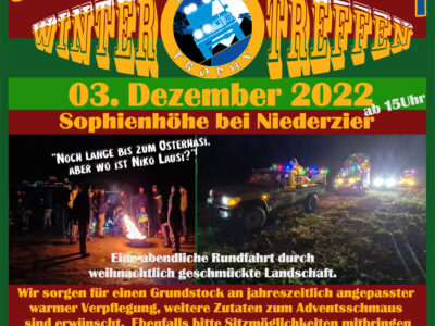 03.12.2020 Das Wintertreffen – eine winterliche Expeditionsfahrt