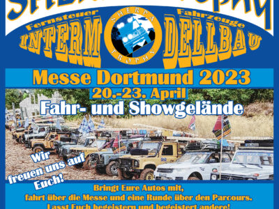 SHERPA Fahr- und Showgelände auf der Intermodellbau 2023 in Dortmund